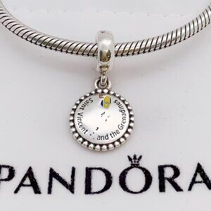 Pandora Saint Vincent and the Grenadines Flag Pendant Charm